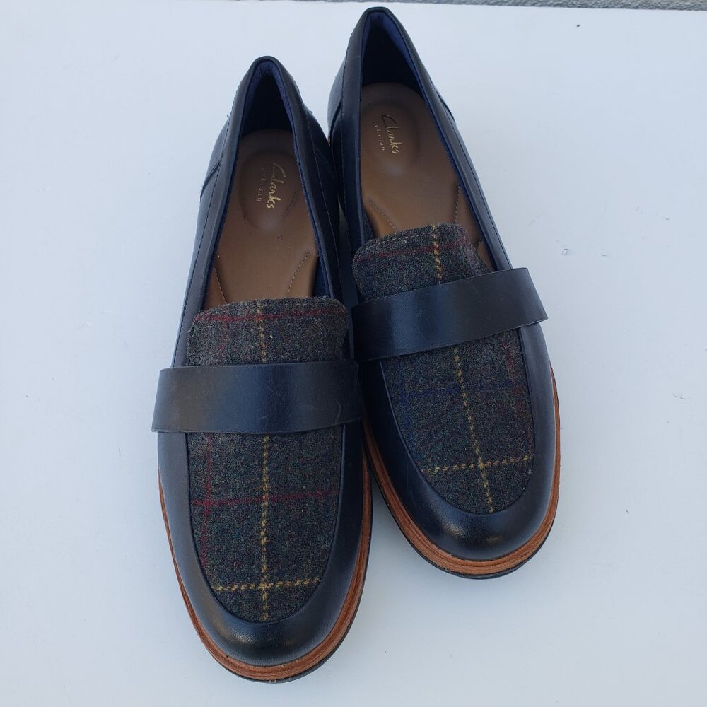 Tartan plaid platform chunky Teadale Elsa loafers - Picture 14 of 14